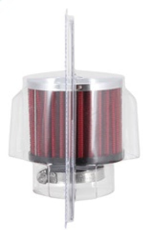 K&N 1.375 inch ID 3 inch OD 2.5 inch H Clamp On Crankcase Vent Filter - 62-1440