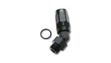 Vibrant Male -12AN 45 Degree Hose End Fitting - 1-1/6-12 Thread (12) - 24411