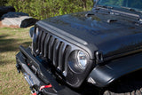 AVS 2018+ Jeep Wrangler (JL) 2dr/4dr Aeroskin II Textured Low Profile Hood Shield - Black - 436148