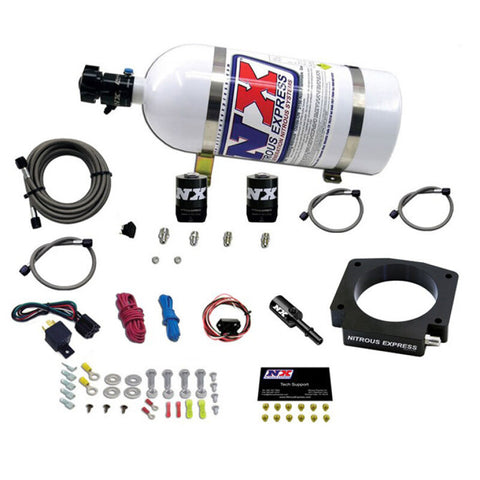 Nitrous Express 15-17 Ford Mustang GT350 5.2L Nitrous Plate Kit w/12lb Bottle - 20953-12