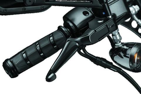 Kuryakyn Boss Blades Lever Set 96-Up Cable Gloss Black - 1847