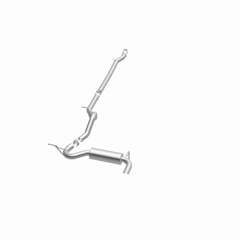 MagnaFlow 12-14 Jeep Wrangler 4dr Single Straight Rear P/S Exit Stainless C/B Performance Exhaust - 15117