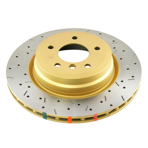 DBA 06+ BMW 335d/335i E90/91/92 Rear Drilled & Slotted 4000 Series Rotor - 42859XS