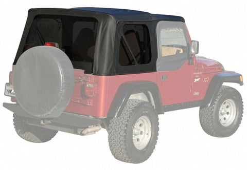 Rampage 1997-2006 Jeep Wrangler(TJ) OEM Replacement Top - Black Denim - 99315