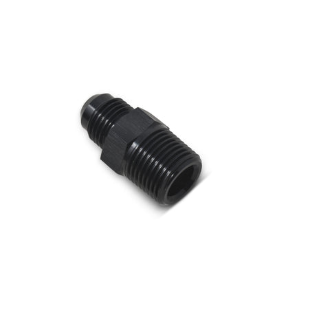 Russell Performance -8 AN 1/4in NPT Straight Black Flare to Pipe Adapter - 660473