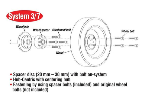 Eibach Pro-Spacer System 16-17 Ford Focus RS 35mm Thickness - S90-4-35-007