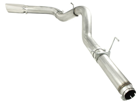 aFe MACHForce XP 5in DPF-Back 409SS Exhaust Dodge Diesel Trucks 07.5-12 L6-6.7L (td) Polished Tip - 49-42016-P