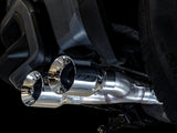 AWE Tuning 4th Gen GM 1500 5.3L 0FG Catback Dual Side Exit (Flat Bumper) - Chrome Tips - 3015-22207