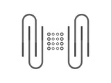 ICON 2011+ Ford F-250/F-350 Rear 15in U-Bolt Kit - 67003