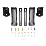 Westin 2019 Chevrolet Silverado/Sierra 1500 Crew Cab Platinum 4 Oval Nerf Step Bars - Black - 21-4135