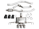 AWE Tuning 2023 Honda Civic Type R FL5 Touring Edition Exhaust w/ Triple Diamond Black Tips - 3015-53287