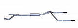 Gibson 04-09 Nissan Titan LE 5.6L 2.5in Cat-Back Dual Split Exhaust - Black Elite - 68500B