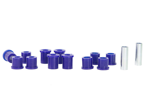 SuperPro 87-99 Ford Courier 4x4 2WD Rear Leaf Spring Full Bushing Kit - KIT065K