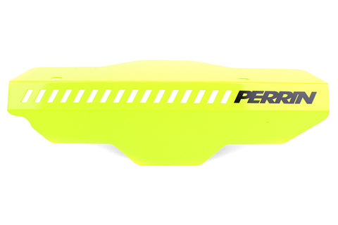 PERRIN Subaru Neon Yellow Pulley Cover - PSP-ENG-150NY