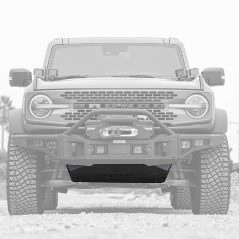 Go Rhino 21-24 Ford Bronco (Excl. Sport) Rockline Front Bumper Lower Skid Plate - 332120T
