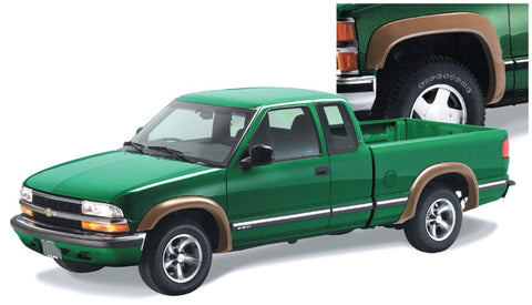 Bushwacker 95-05 Chevy Blazer Extend-A-Fender Style Flares 4pc Excludes ZR2 Flare Package - Black - 41907-11