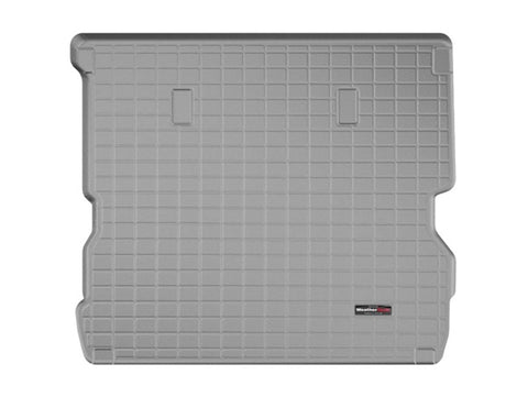 WeatherTech 2017+ Land Rover Discovery Cargo Liners - Grey (w/ 4 Zone Climate Control) - 421084