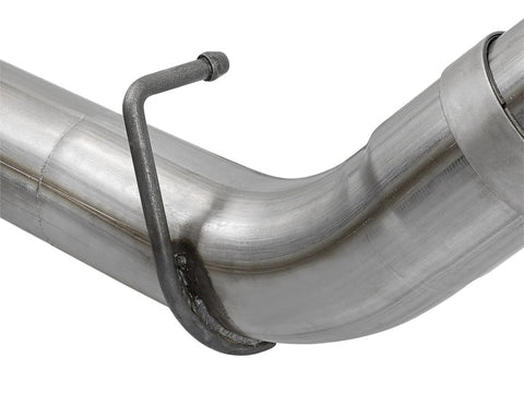 aFe Victory Series 4in 409-SS DPF-Back Exhaust w/ Dual Black Tips 2017 GM Duramax V8-6.6L(td) L5P - 49-44089-B