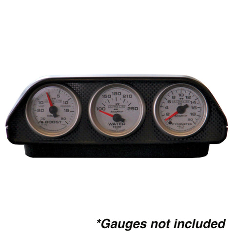 Autometer Triple 52mm Universal Fit Dash Top Pod - 5288