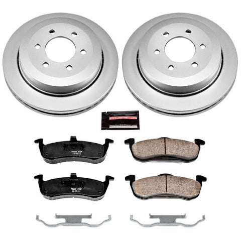 Power Stop 07-17 Ford Expedition Rear Z17 Evolution Geomet Coated Brake Kit - CRK4683