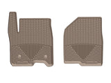 WeatherTech 2019+ Chevrolet Silverado 1500 Crew Cab Front Rubber Mats - Tan - W489TN