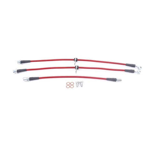 Power Stop 95-99 Toyota Tacoma Front & Rear SS Braided Brake Hose Kit - BH00004