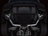 AWE 2024 Ford Mustang GT Fastback S650 RWD Track Edition Cat-Back Exhaust w/ Quad Diamond Black Tips - 3020-43650