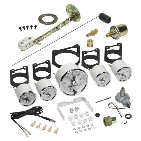 Autometer Prestige Series Pearl 5 Piece Gauge Kit - 2006