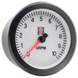 Autometer Stack Sport 88mm 0-10K RPM Tachometer - White - ST100-010W