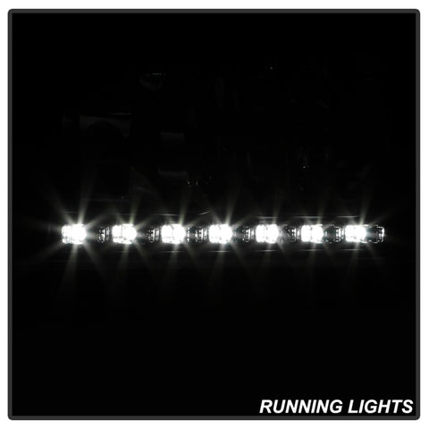 xTune Dodge Charger 06-10 1Pc LED Crystal Headlights Black HD-ON-DCH05-1PC-LED-BK - 5017635