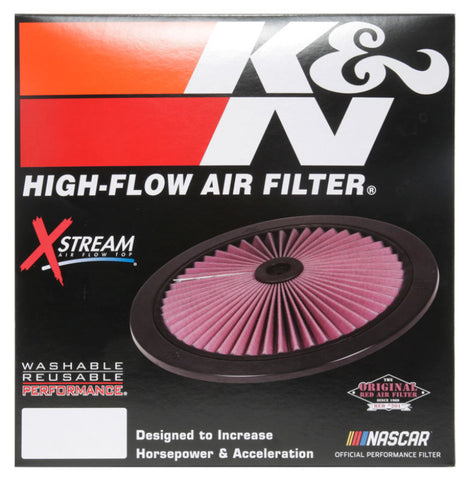 K&N X-Stream Top Round Lid 9 inch Outside Diameter - 66-0901