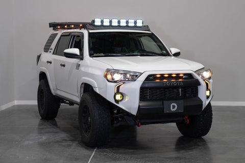 Diode Dynamics Prinsu/Sherpa Roof Racks-SS5 7-Pod CrossLink Mounting Kit - Pro Yellow Driving - DD7831