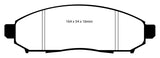 EBC 05+ Nissan Frontier 2.5 2WD Greenstuff Front Brake Pads - DP61747