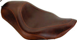Mustang 04-21 Harley Sportster Wide Tripper Solo Seat - Distressed Brown - 76726