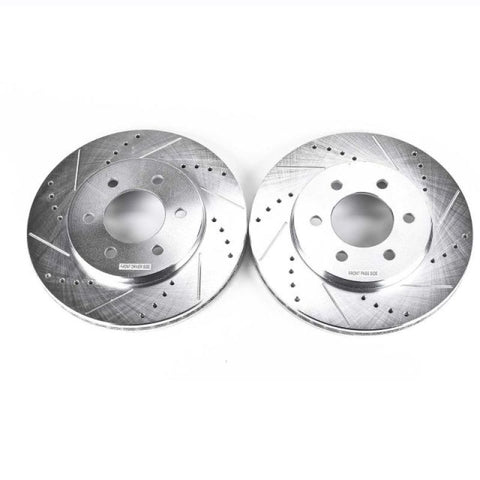 Power Stop 02-06 Ford Expedition Front Evolution Drilled & Slotted Rotors - Pair - AR8590XPR