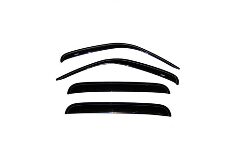 AVS 02-07 Jeep Liberty Ventvisor Outside Mount Window Deflectors 4pc - Smoke - 94428