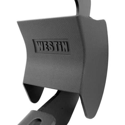 Westin 2007-2018 Chevy Silverado Ext/Dbl Cab R7 Nerf Step Bars - Black - 28-71025