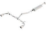 Borla 13-15 Scion FR-S 2.0L 4cyl 6spd / 13 Subaru BRZ 2.0L 4cyl 6spd SS Catback Exhaust - 140496