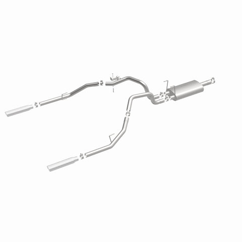 Magnaflow 09-13 Dodge Ram 1500 V6 3.6L Dual Spilt Rear Exit Polished Stainless C/B Perf Exhaust - 15249