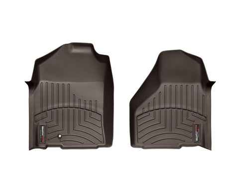 WeatherTech 2009+ Dodge Ram 1500 Front FloorLiner - Cocoa (Fits Quad/Regular Cab) - 472381