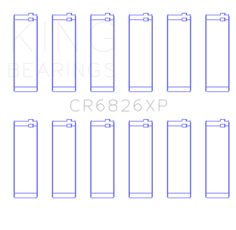 King For GM / Holden 3.6L LF4 / LFX / LGX (Size STD) Performance Rod Bearing Set - CR6826XP