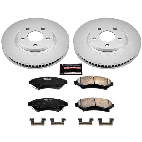 Power Stop 00-04 Buick LeSabre Front Z17 Evolution Geomet Coated Brake Kit - CRK1542