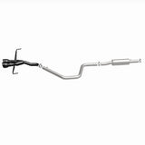 MagnaFlow 2019 Hyundai Veloster 1.6L 2.5in Center Exit Stainless Steel Cat-Back Exhaust w/Blk Tips - 19455