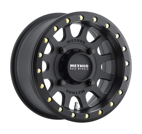 Method MR401 UTV Beadlock 14x8 4+4/0mm Offset 4x156 132mm CB Matte Black w/BH-H20875 Wheel - MR40148046544B