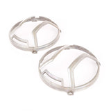 Rugged Ridge 07-18 Jeep Wrangler JK/JKU Raw Elite Headlight Euro Guards - 11230.16