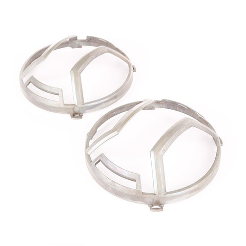 Rugged Ridge 07-18 Jeep Wrangler JK/JKU Raw Elite Headlight Euro Guards - 11230.16