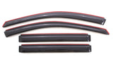 AVS 08-17 Buick Enclave Ventvisor In-Channel Front & Rear Window Deflectors 4pc - Smoke - 194657