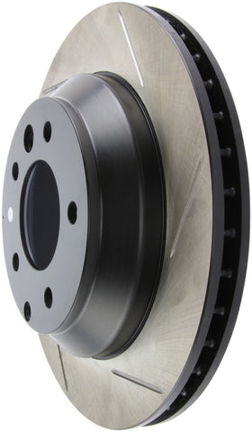 StopTech Power Slot 07-10 Audi Q7 / 03-10 Porsche Cayenne Left Rear Slotted Rotor - 126.33078SL