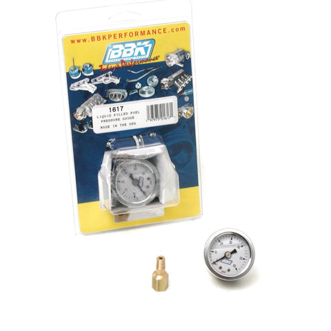 BBK Liquid Filled EFI Fuel Pressure Gauge 0-60 PSI - 1617