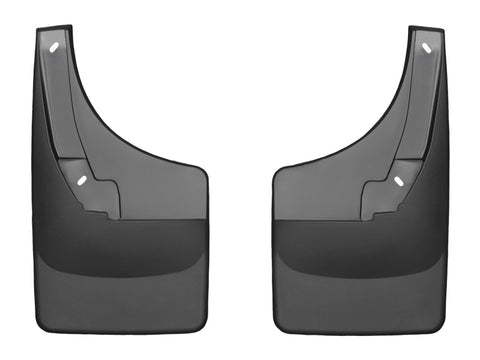 WeatherTech 09+ Dodge Ram 1500 No Drill Mudflaps - Black - 120024